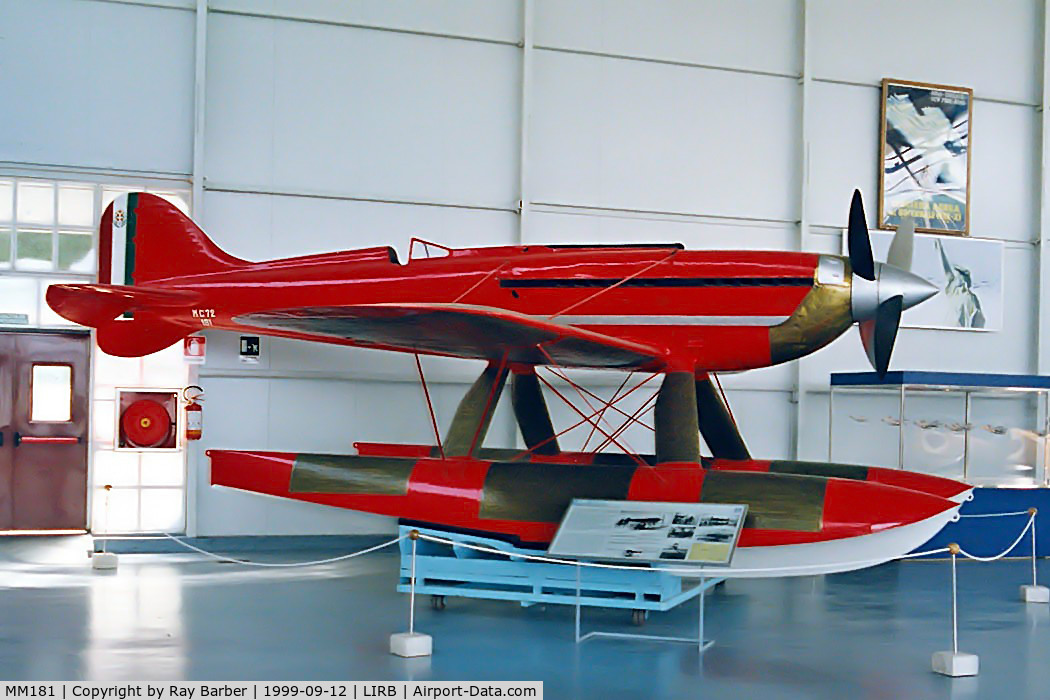 MM181, 1931 Macchi MC.72 C/N 5, Macchi Castoldi MC.72 [5] (Museo Storico dell'Aeronautico) Vigna di Valle~I 12/09/1999