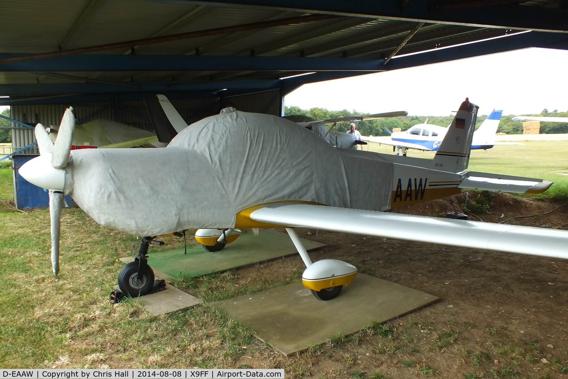 D-EAAW, 1971 Bolkow Bo.209 Monsun 160RV C/N 181, at Farley Farm Strip