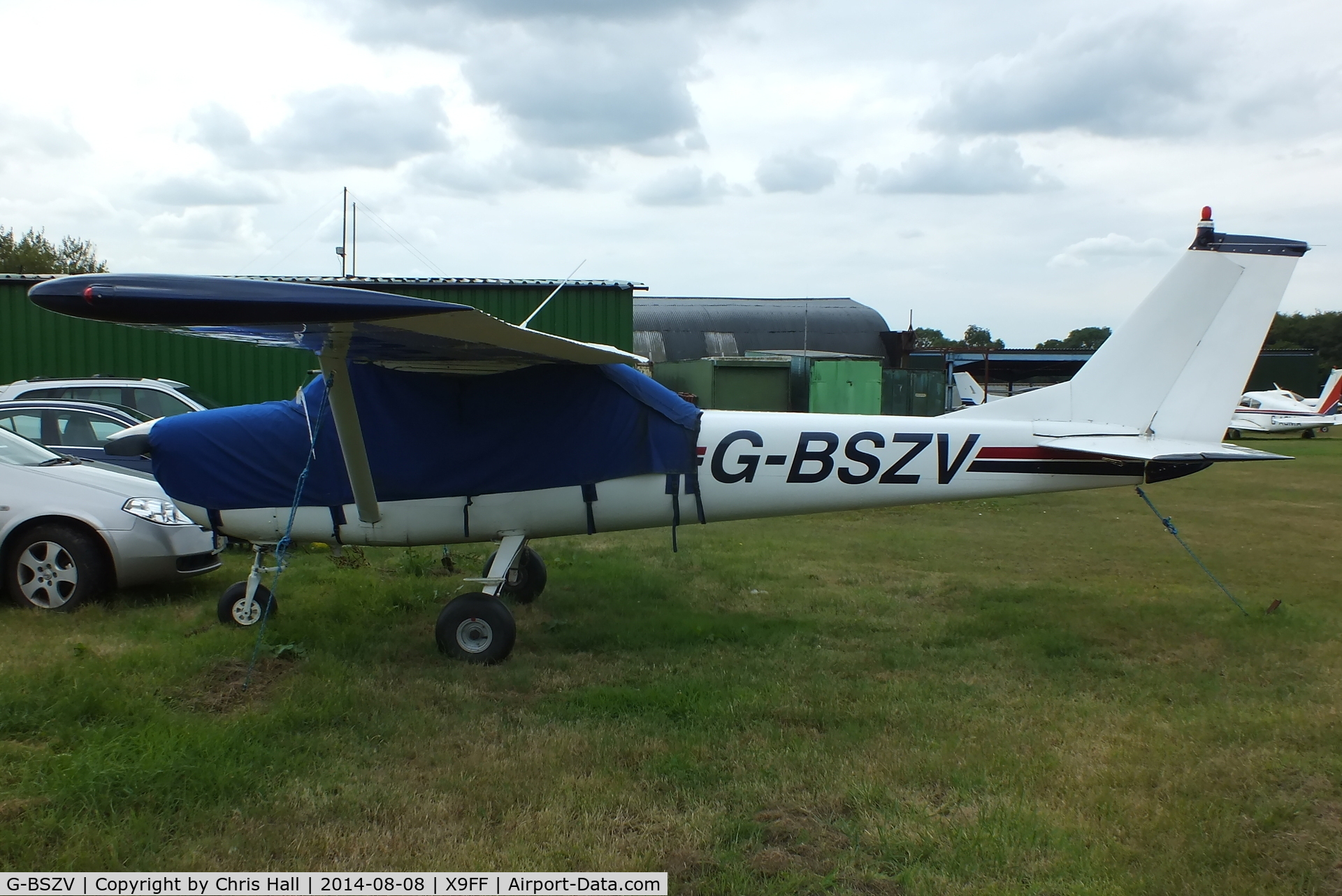 G-BSZV, 1965 Cessna 150F C/N 150-62304, at Farley Farm Strip