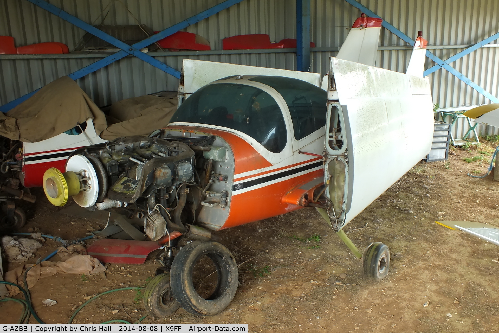 G-AZBB, 1971 Bolkow Bo-209 Monsun 150FF C/N 137, at Farley Farm Strip