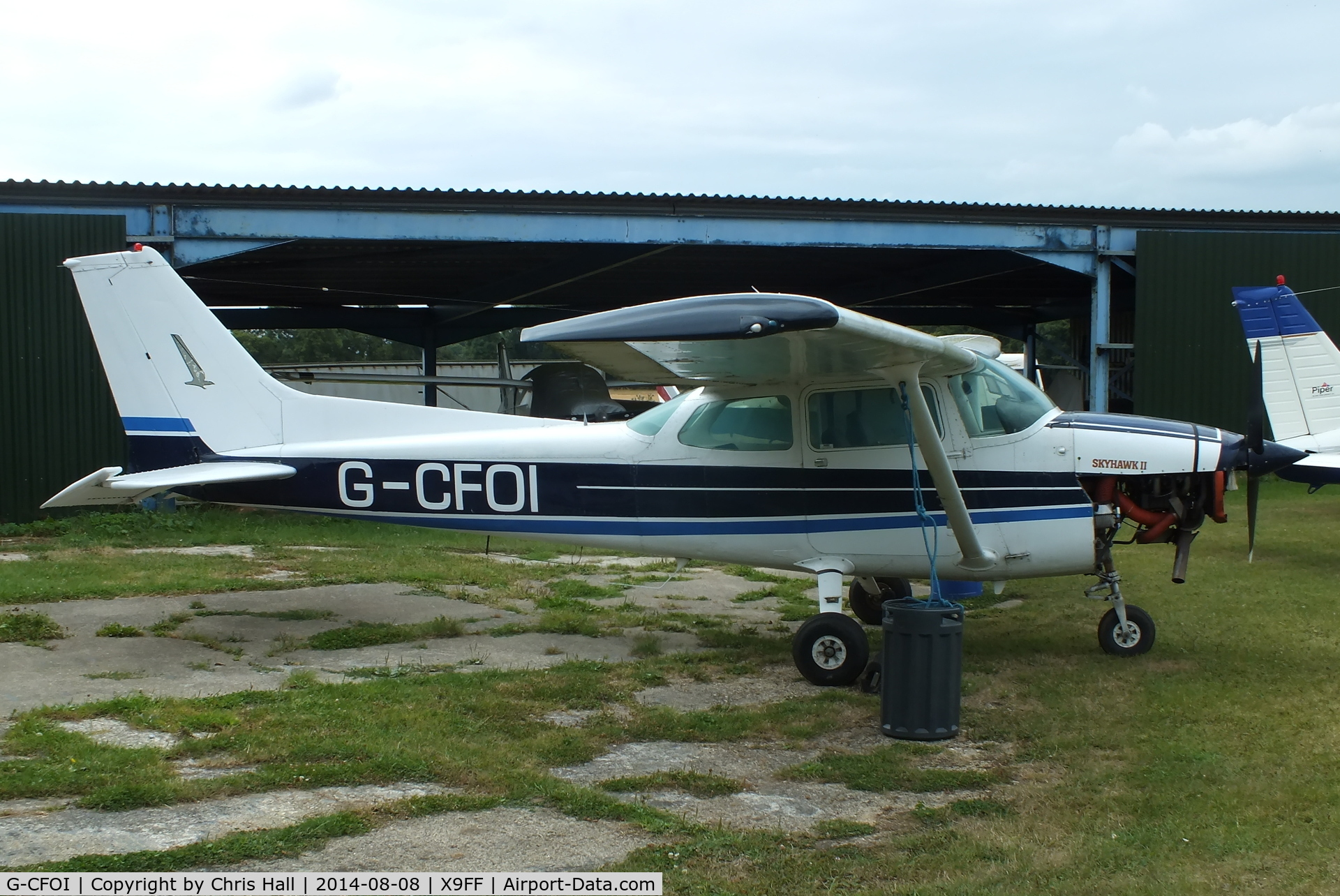 G-CFOI, 1977 Cessna 172N C/N 172-69315, at Farley Farm Strip