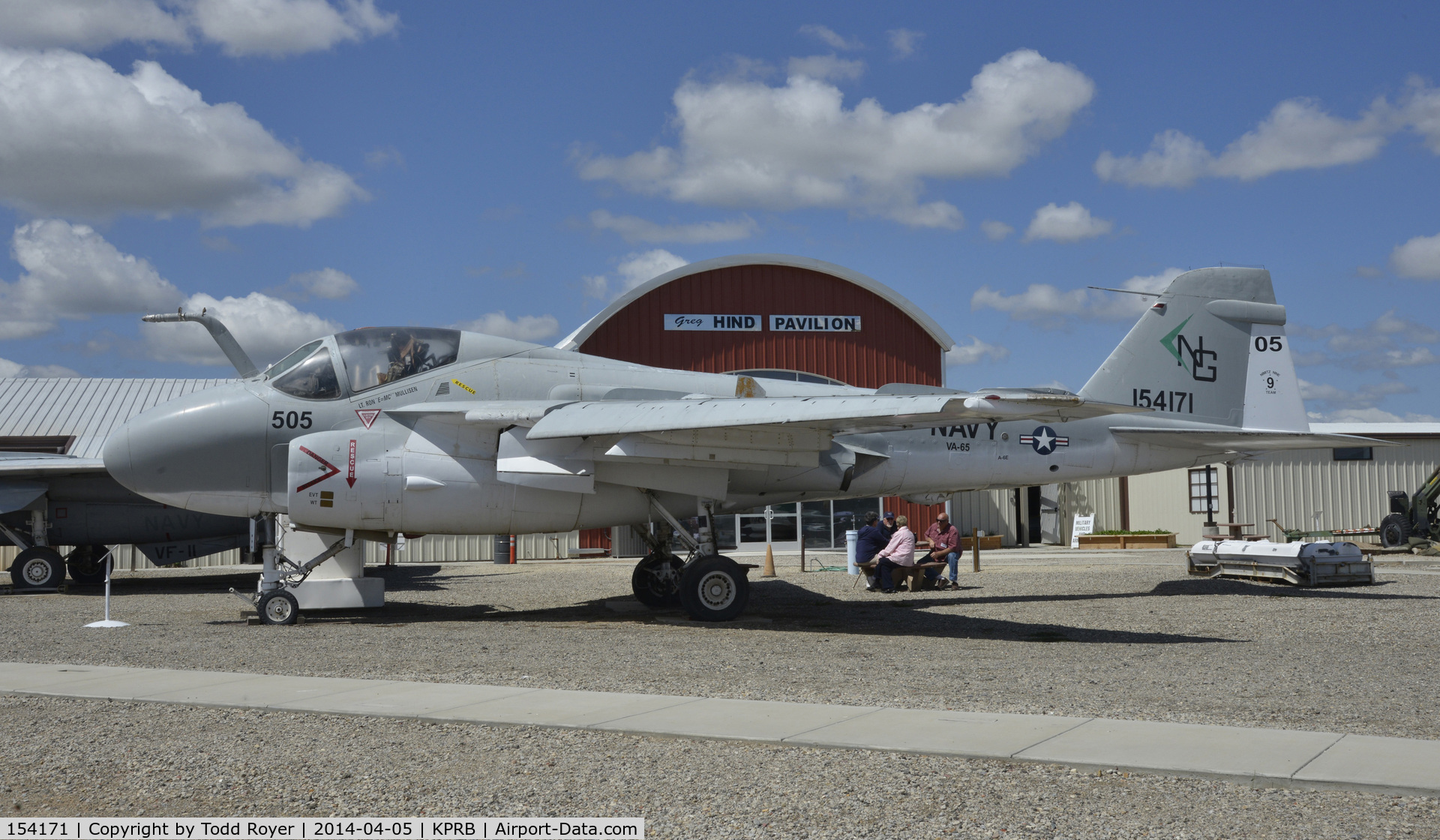 154171, Grumman A-6E Intruder C/N I-306, At the Estrella Air Museum