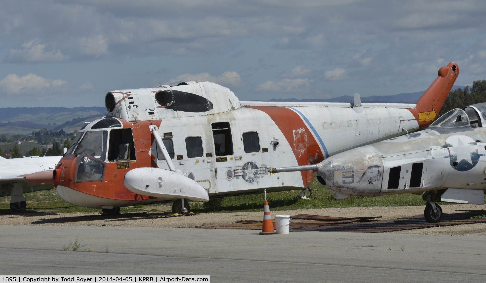 1395, Sikorsky HH-52A Sea Guard C/N 62.076, Awaiting restoration at the Estrella Air Museum