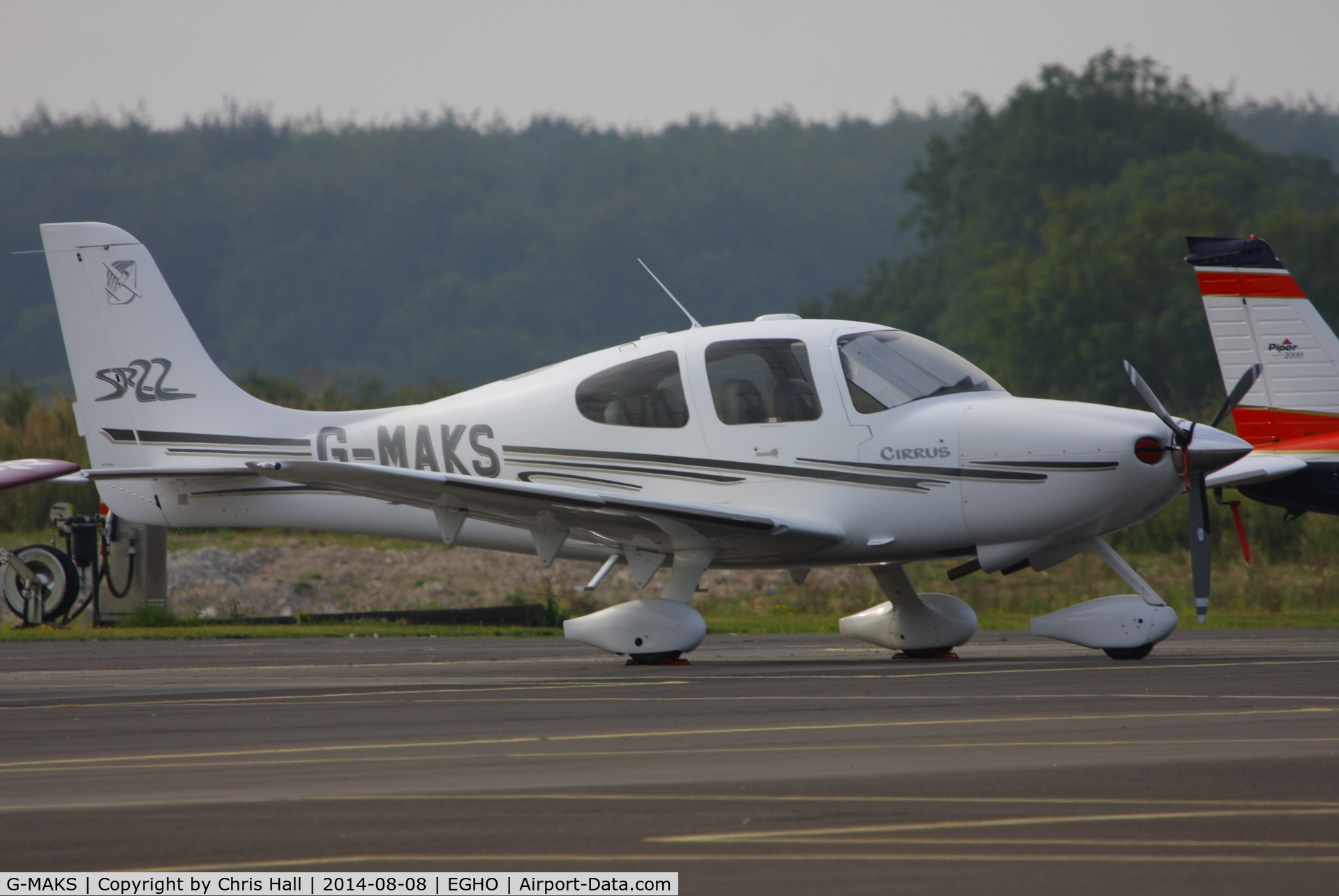 G-MAKS, 2002 Cirrus SR22 C/N 0367, at Thruxton Aerodrome