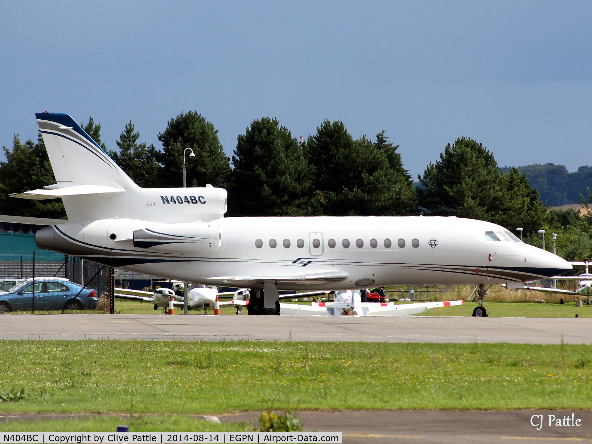 N404BC, 1993 Dassault Falcon 900B C/N 128, Dassault Brequet Mystere Falcon 900 c/n 128 N404BC pictured at Dundee Riverside EGPN.