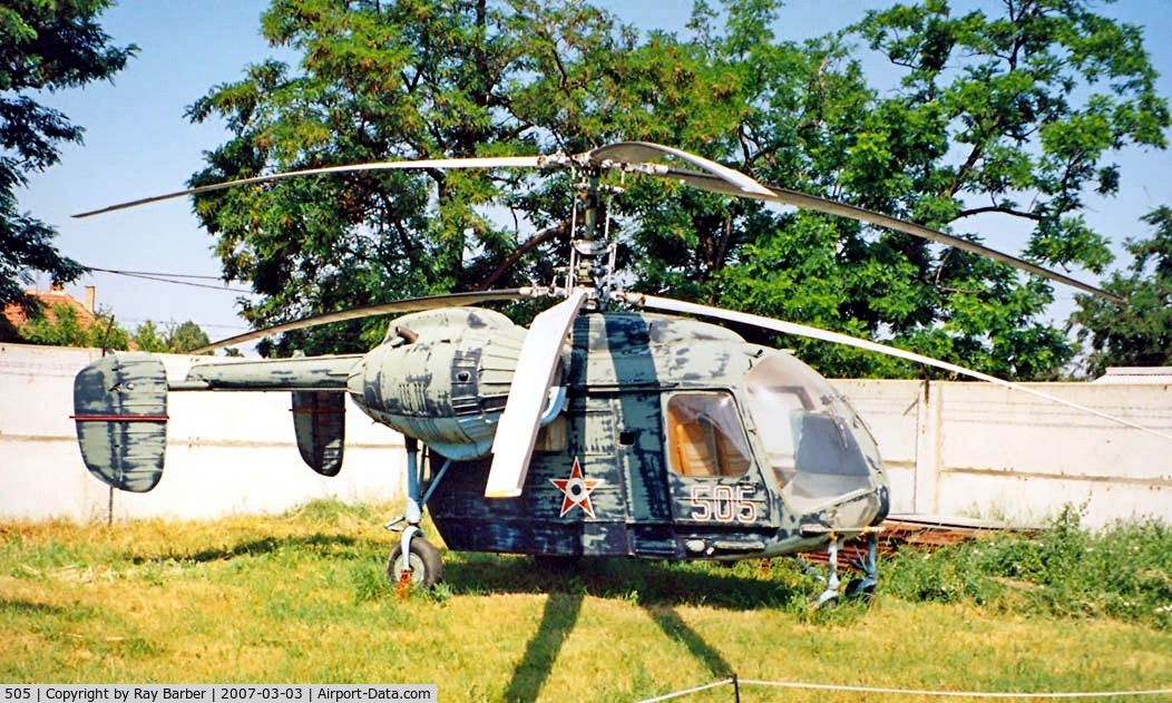 505, 1970 Kamov Ka-26 Hoodlum C/N 7001505, Kamov Ka-26 Hoodlum [7001505] (Hungarian Air Force) Szolnok Museum~HA 17/06/1996