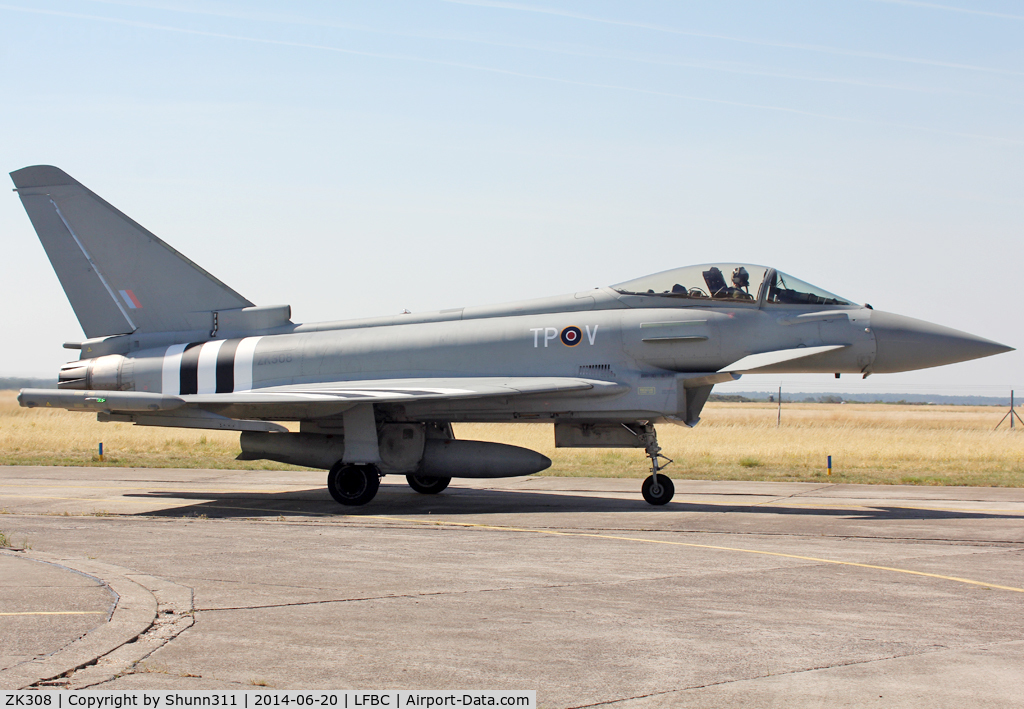 ZK308, 2009 Eurofighter EF-2000 Typhoon FGR4 C/N BS059, Participant of the Cazaux AFB Spotterday 2014