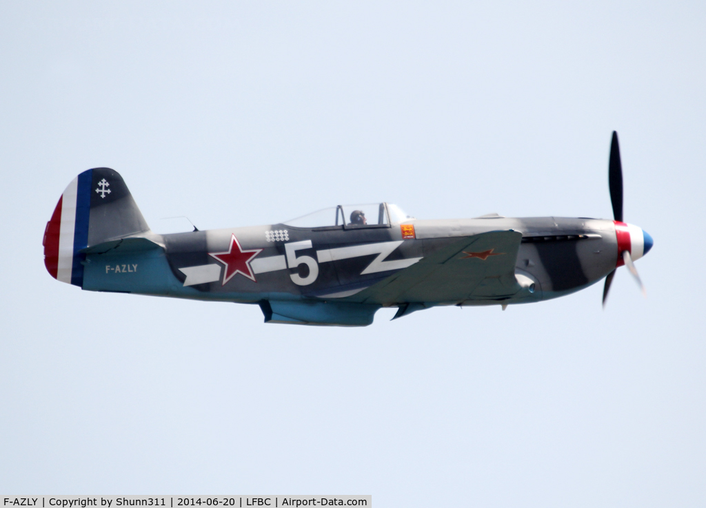 F-AZLY, Yakovlev Yak-3U C/N 172890, Participant of the Cazaux AFB Spotterday 2014