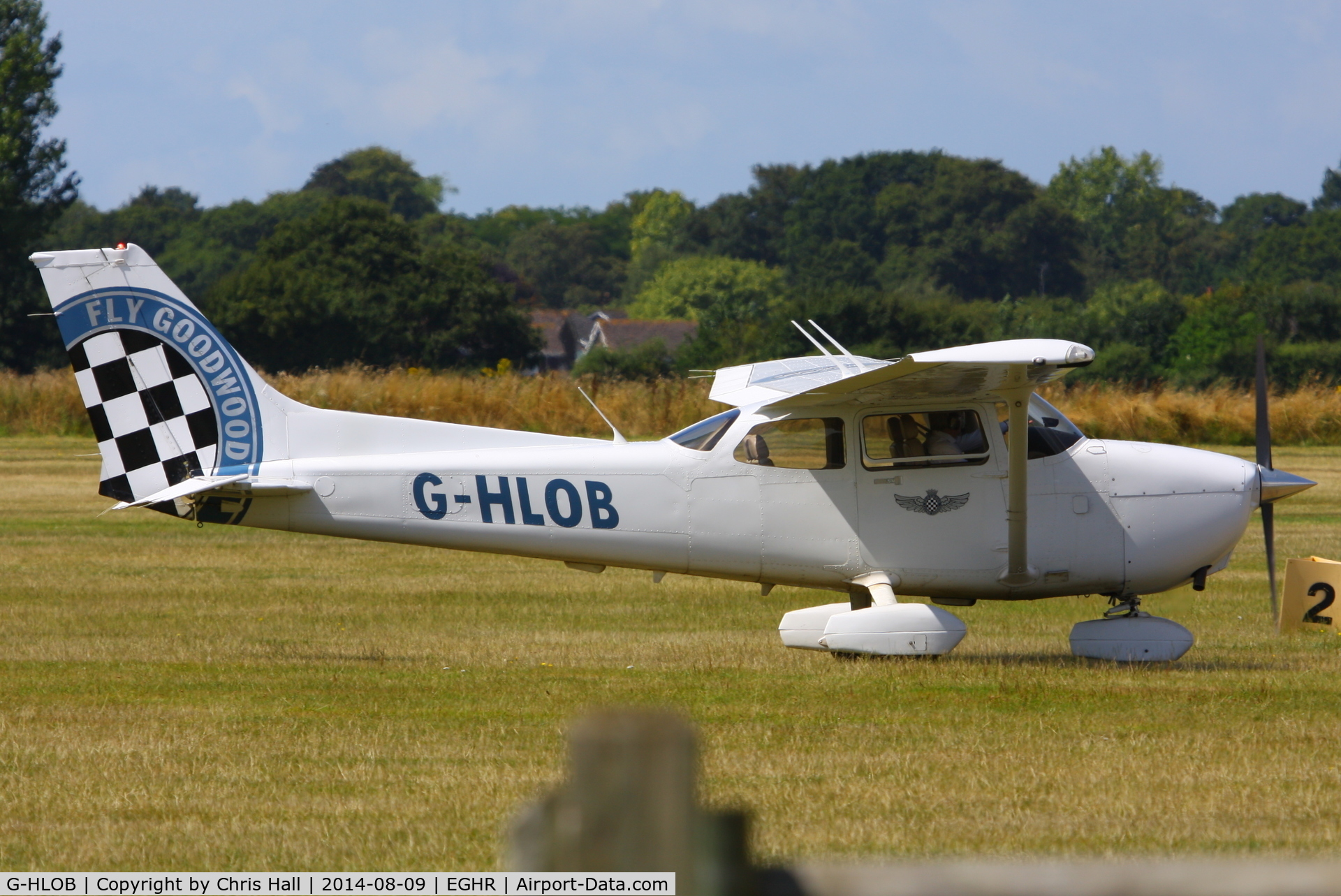 G-HLOB, 1980 Cessna 172S Skyhawk SP C/N 172S10949, at Goodwood airfield