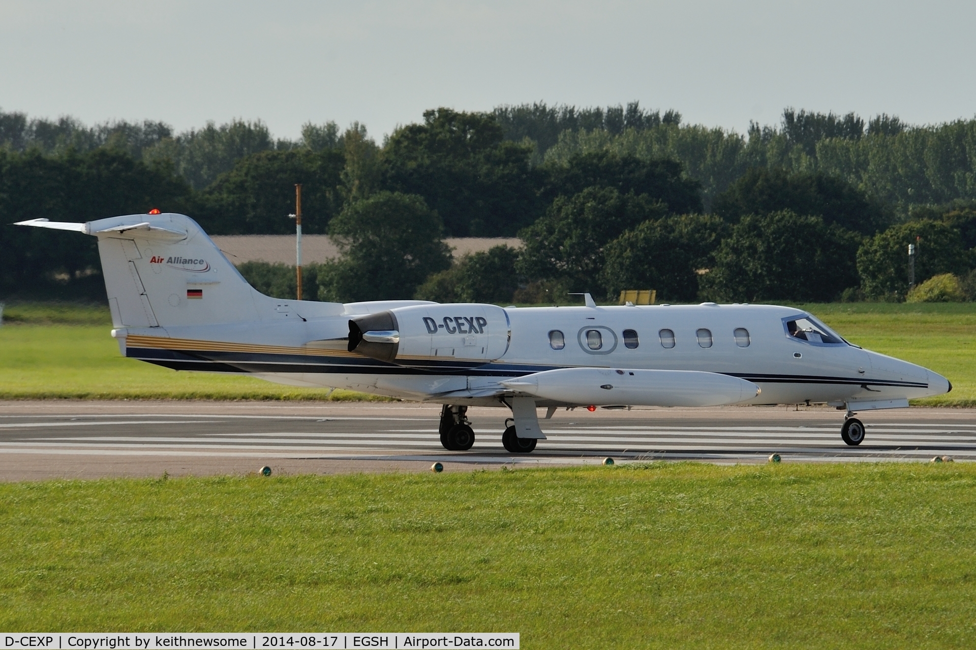 D-CEXP, 1986 Gates Learjet 35A C/N 616, Nice Visitor.