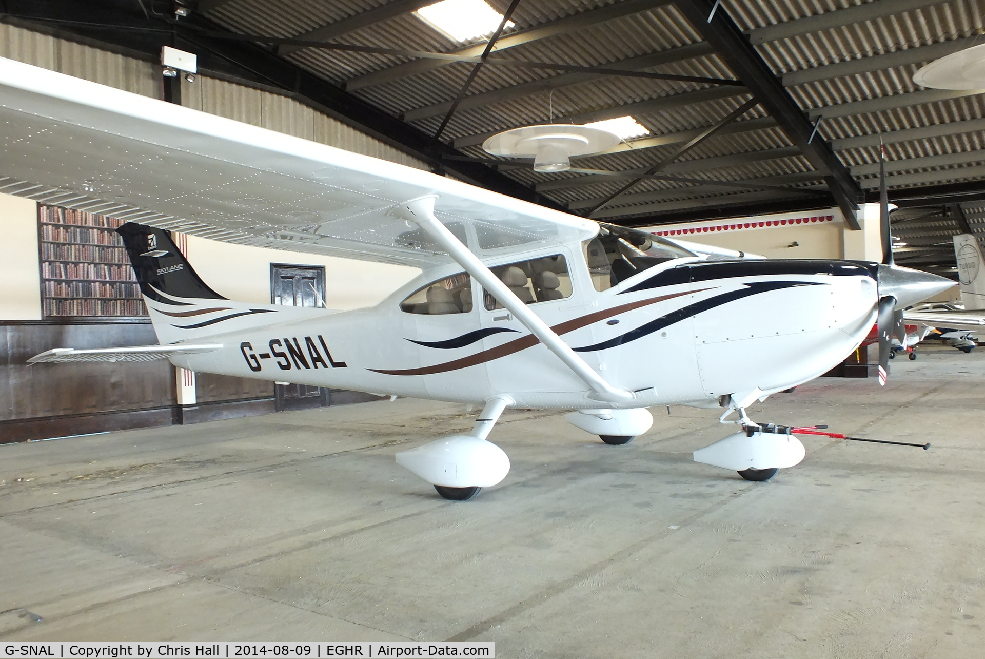 G-SNAL, 2008 Cessna 182T Skylane C/N 18282123, at Goodwood airfield