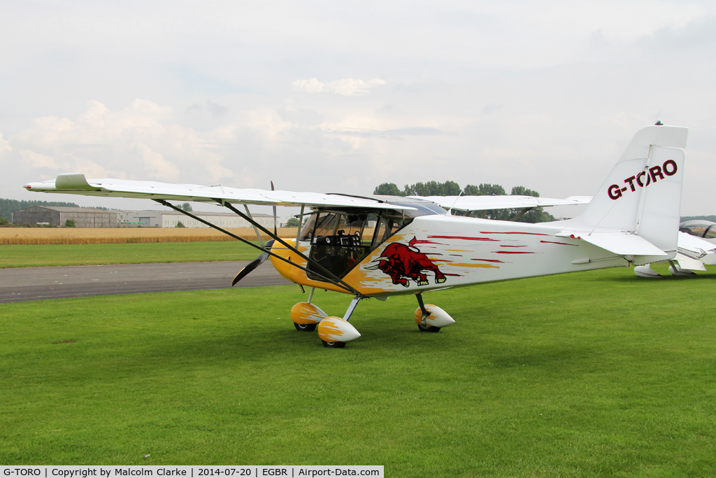 G-TORO, 2013 Skyranger Nynja 912S(1) C/N BMAA/HB/645, Skyranger Nynja 912S(1) at The Fly-In & Vintage Air Race, The Real Aeroplane Company, Breighton Airfield, July 2014.