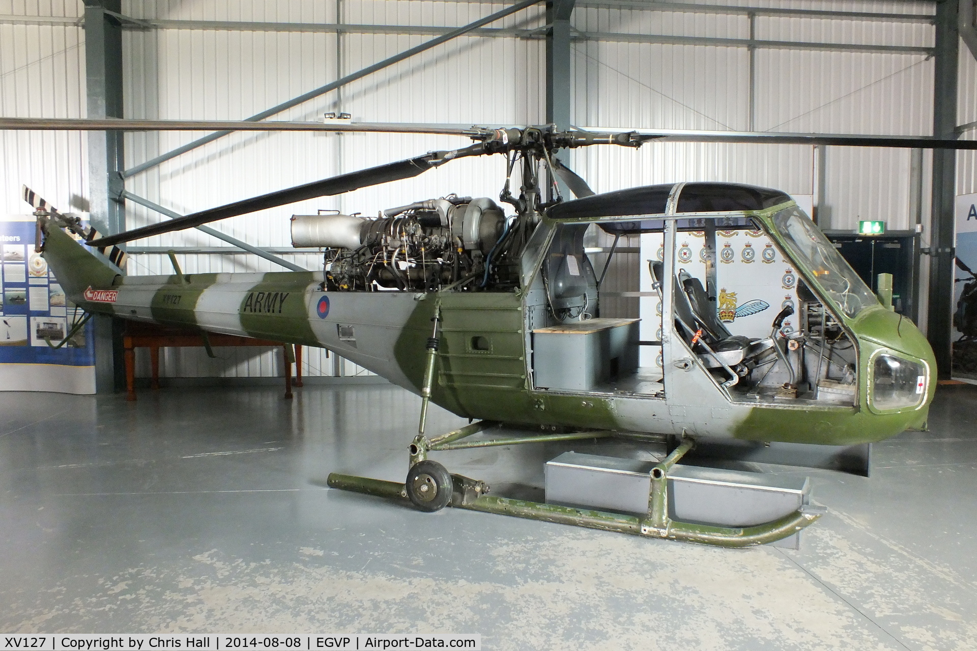 XV127, Westland Scout AH.1 C/N F9702, Museum of Army Flying, Middle Wallop