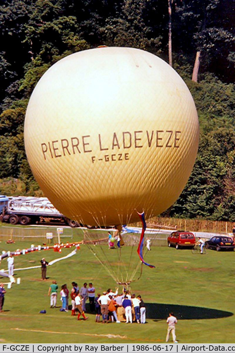 F-GCZE, Robert Deveque HG RD 700 C/N 10, Deveque HG RD-700 Gas Balloon [10] Ashton Court~G 17/06/1986