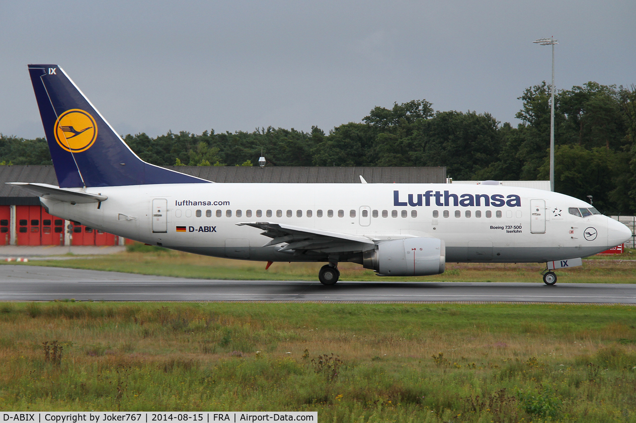 D-ABIX, 1991 Boeing 737-530 C/N 24946, Lufthansa