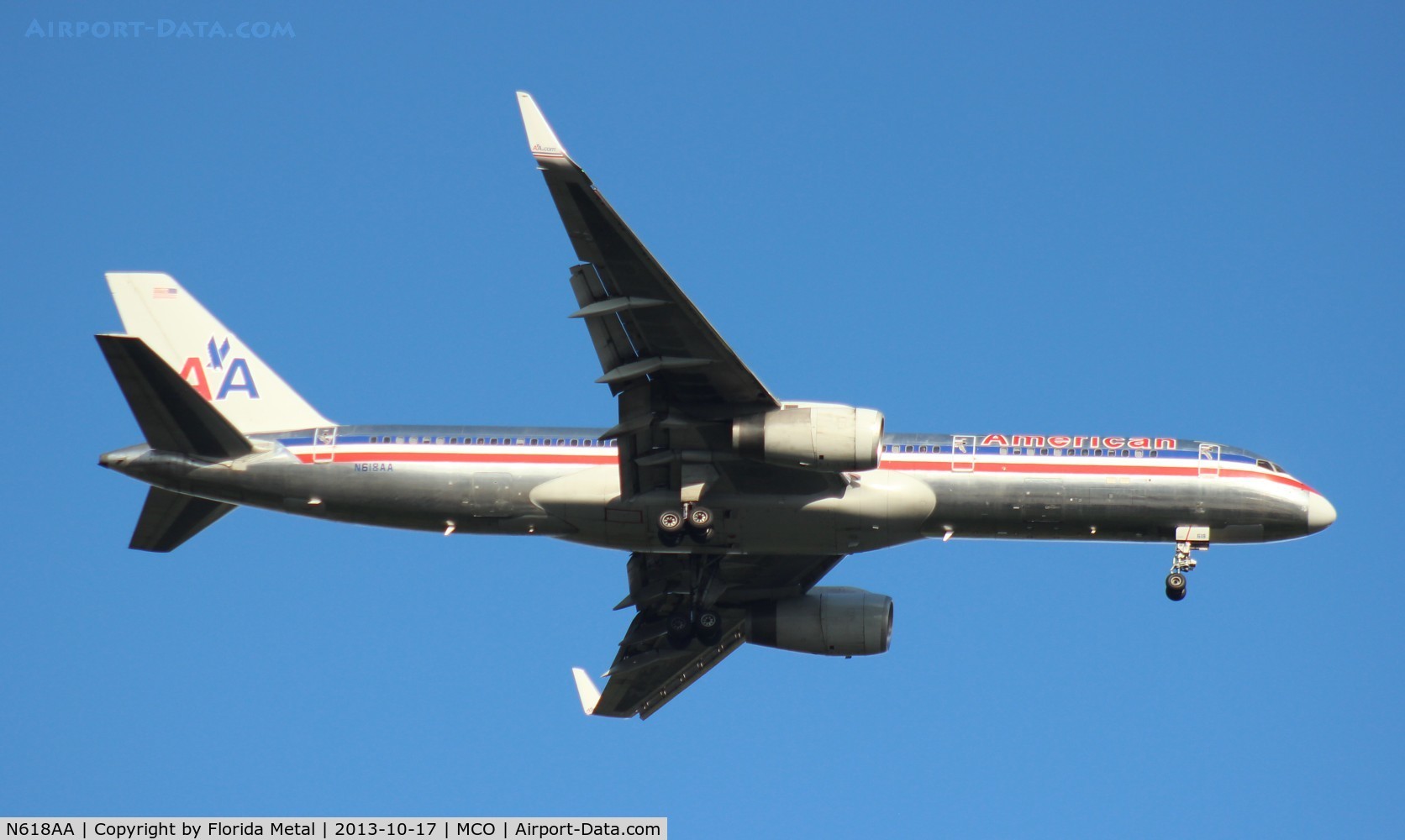N618AA, 1989 Boeing 757-223 C/N 24526, American 757-200