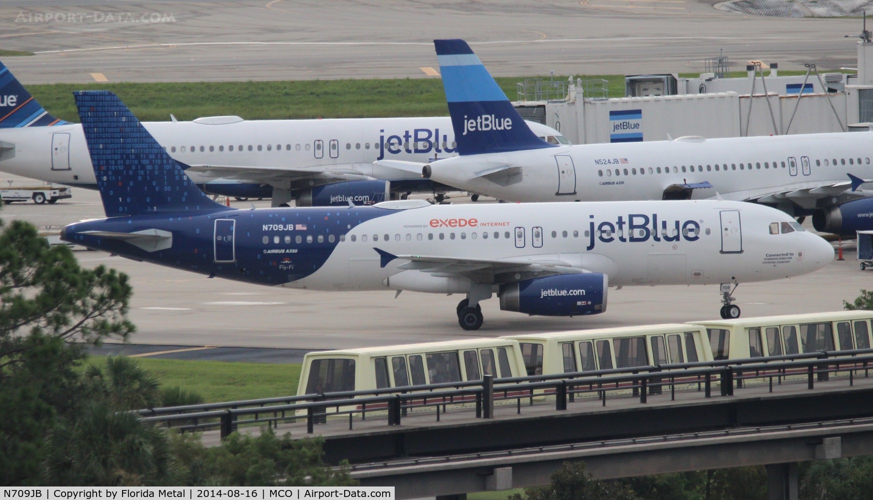 N709JB, 2008 Airbus A320-232 C/N 3488, Jet Blue 01000010 01001100 01010101 01000101 A320