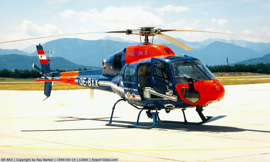 OE-BXX, Eurocopter AS-355N Ecureuil 2 C/N 5558, Aerospatiale AS.355N Ecureuil II [5558] (Austrian Interior Ministry) Klagenfurt~OE 19/06/1996