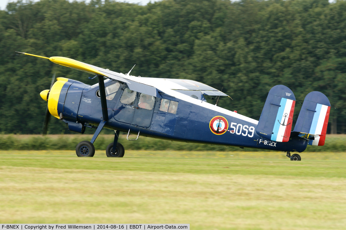 F-BNEX, 1958 Max Holste MH-1521C-1 Broussard C/N 108, In French navy colours