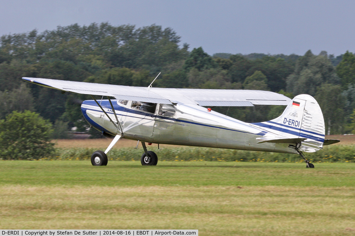 D-ERDI, 1948 Cessna 170 C/N 18366, Schaffen Oldtimer Fly-In 2014.