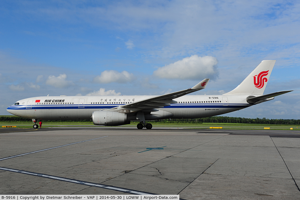 B-5916, 2012 Airbus A330-343X C/N 1383, Air China Airbus 330-300