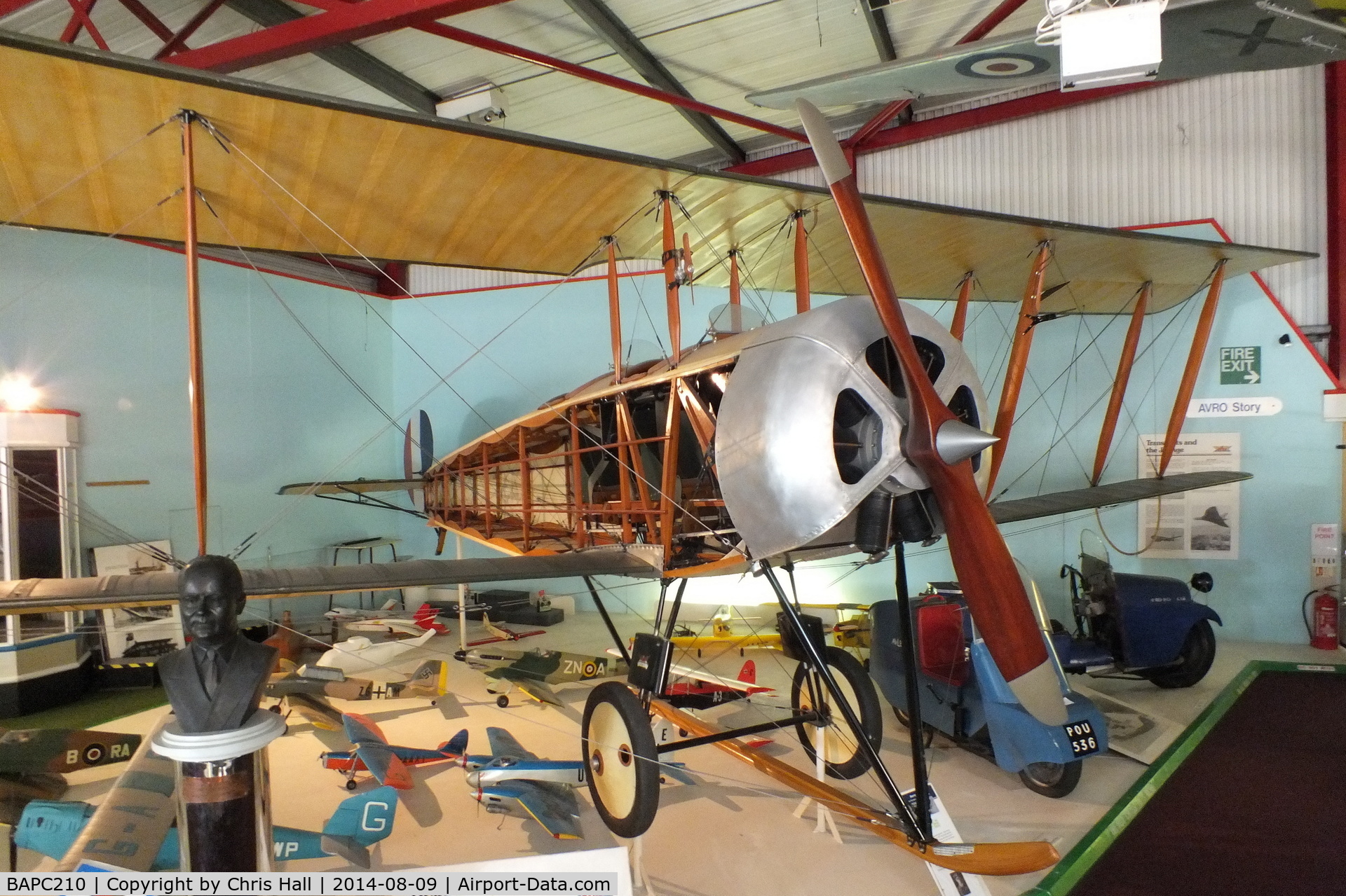 BAPC210, Avro 504J Replica C/N BAPC210, Solent Sky Museum