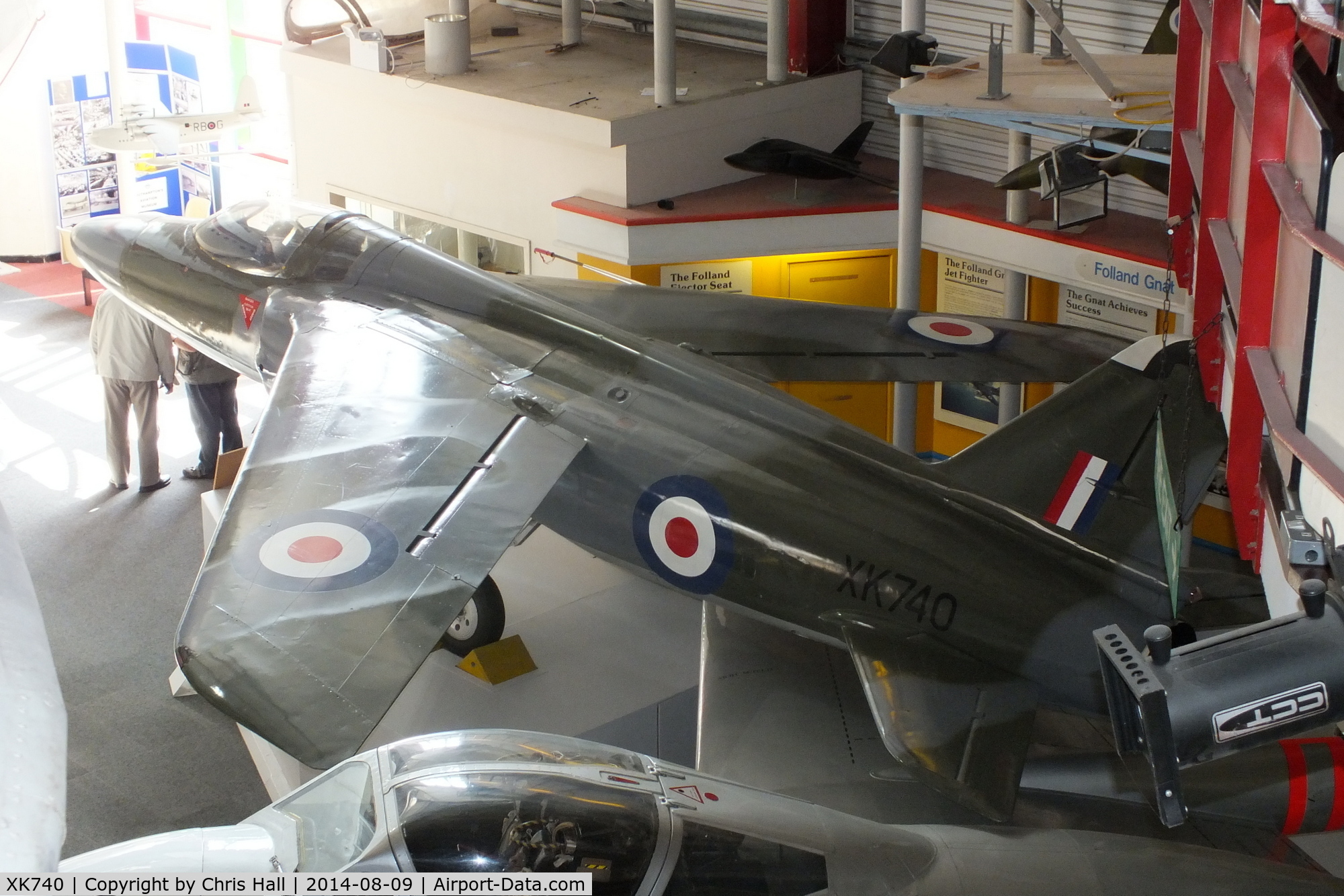 XK740, 1957 Folland Gnat F.1 (Fo-141) C/N FL4, Solent Sky Museum