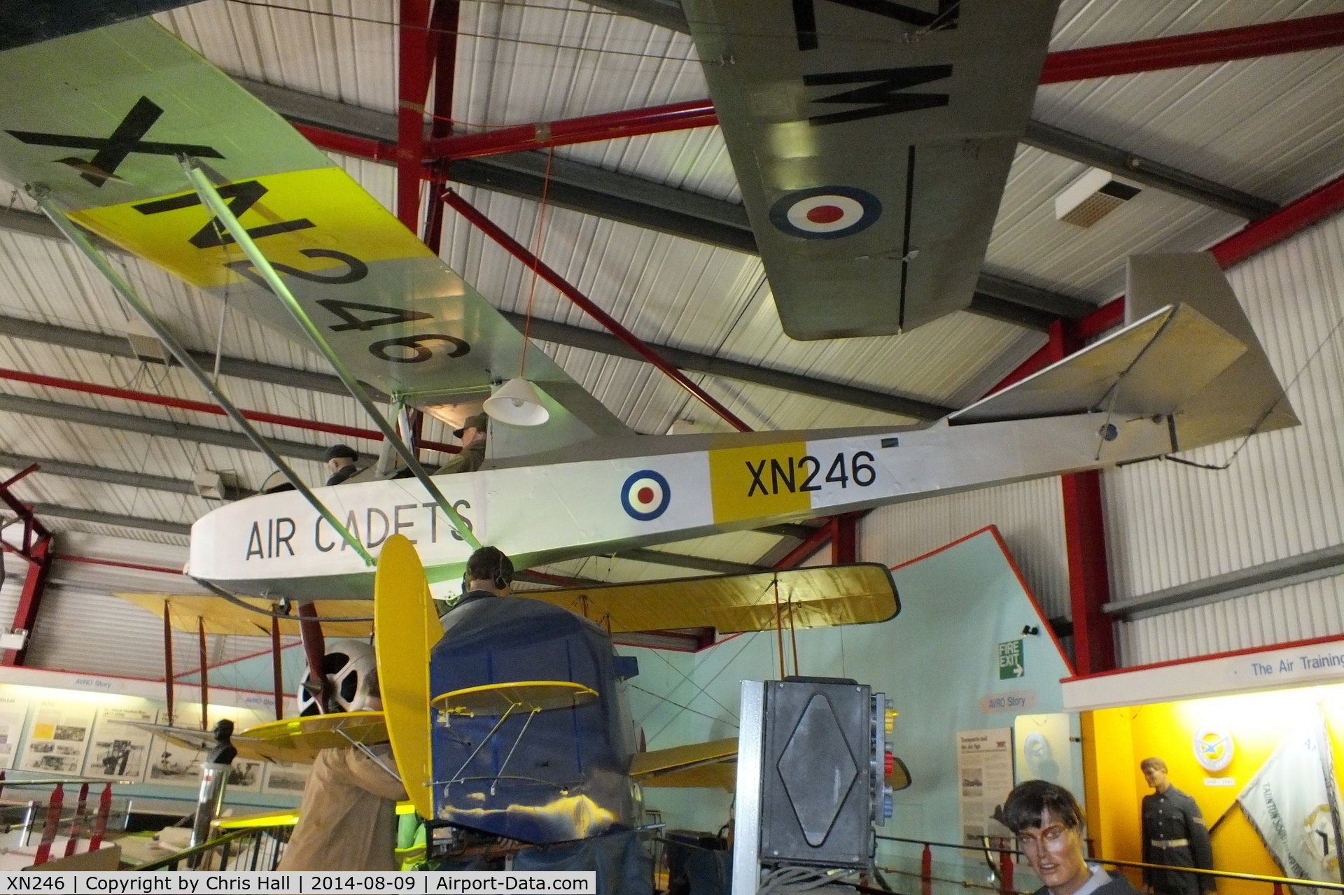 XN246, Slingsby T-31B Cadet TX.3 C/N 1185, Solent Sky Museum