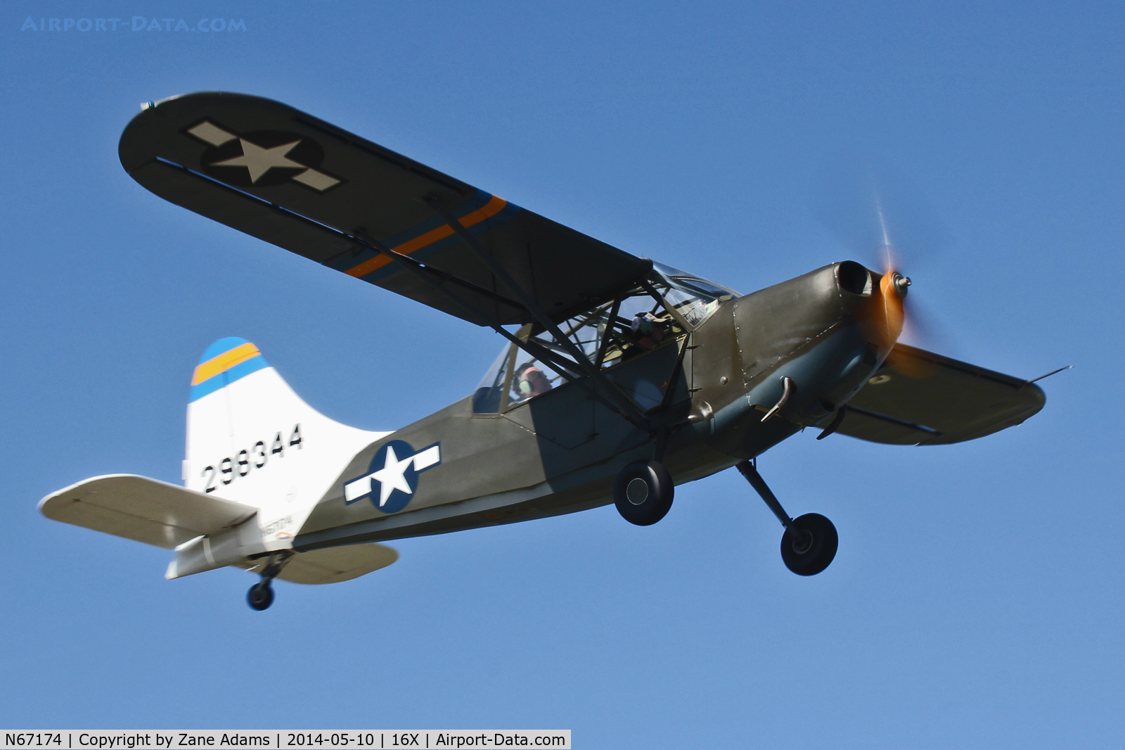 N67174, 1943 Stinson L-5 Sentinel C/N 76-397, At the Propwash Party Fly-in 2014