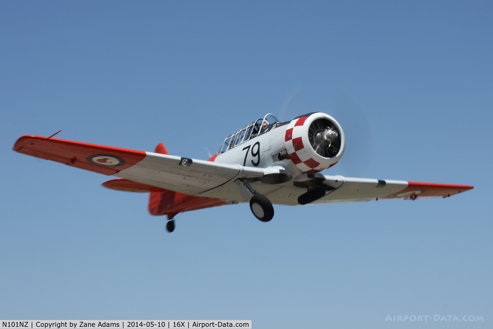 N101NZ, 1944 North American AT-6D Texan C/N 88-15611, At the Propwash Party Fly-in 2014