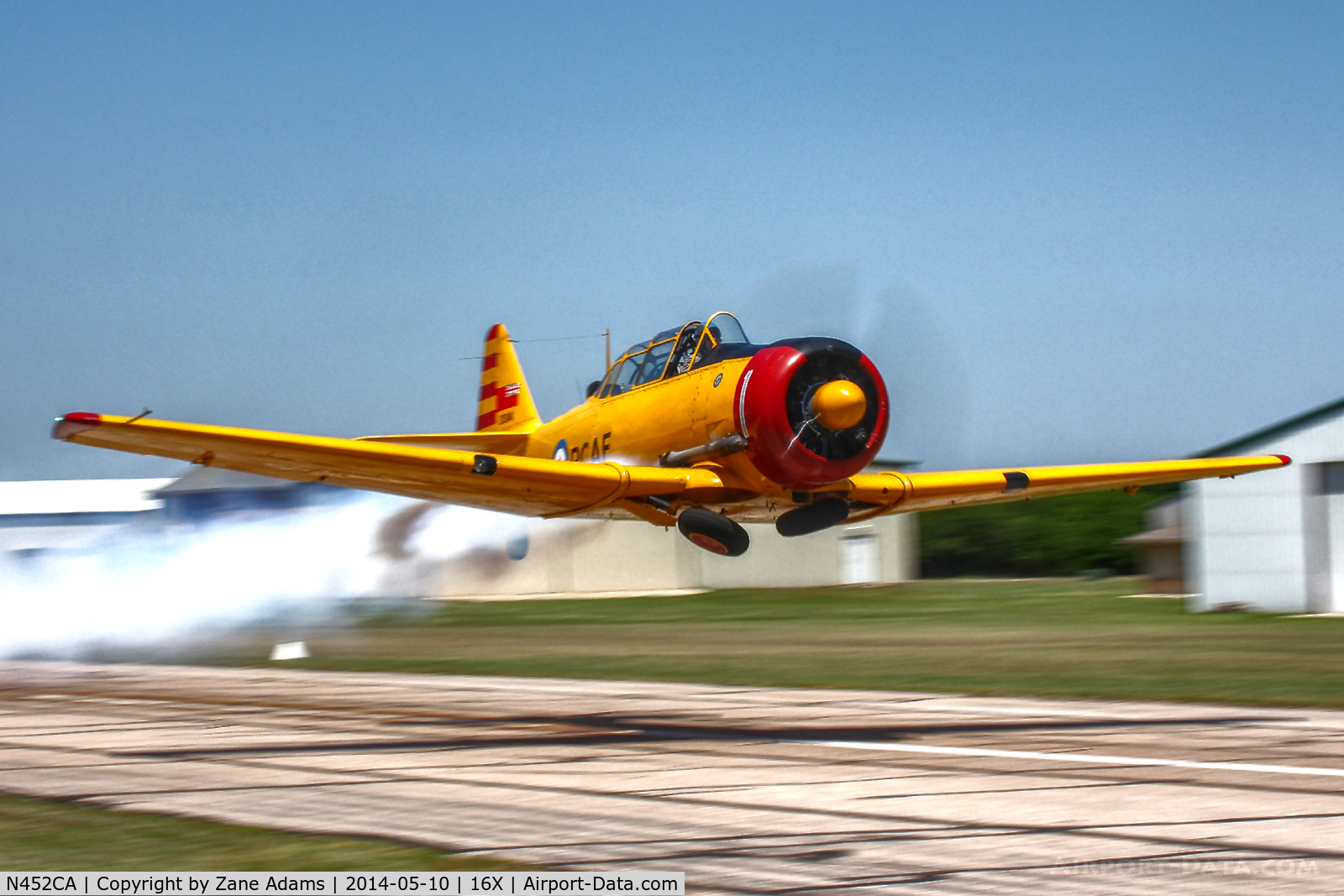N452CA, 1952 Canadian Car & Foundry Harvard MK IV C/N CCF4-132, At the Propwash Party fly-in 2014