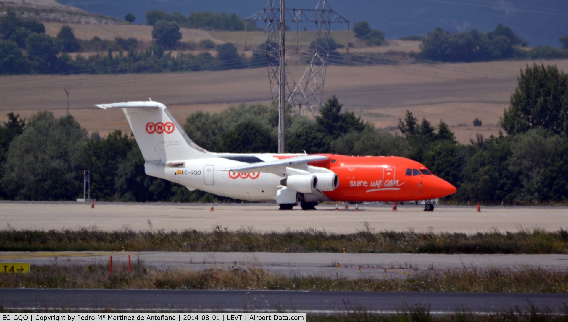 EC-GQO, 1987 British Aerospace BAe.146-200QT Quiet Trader C/N E2086, Aeropuerto Foronda-Vitoria-Gasteiz