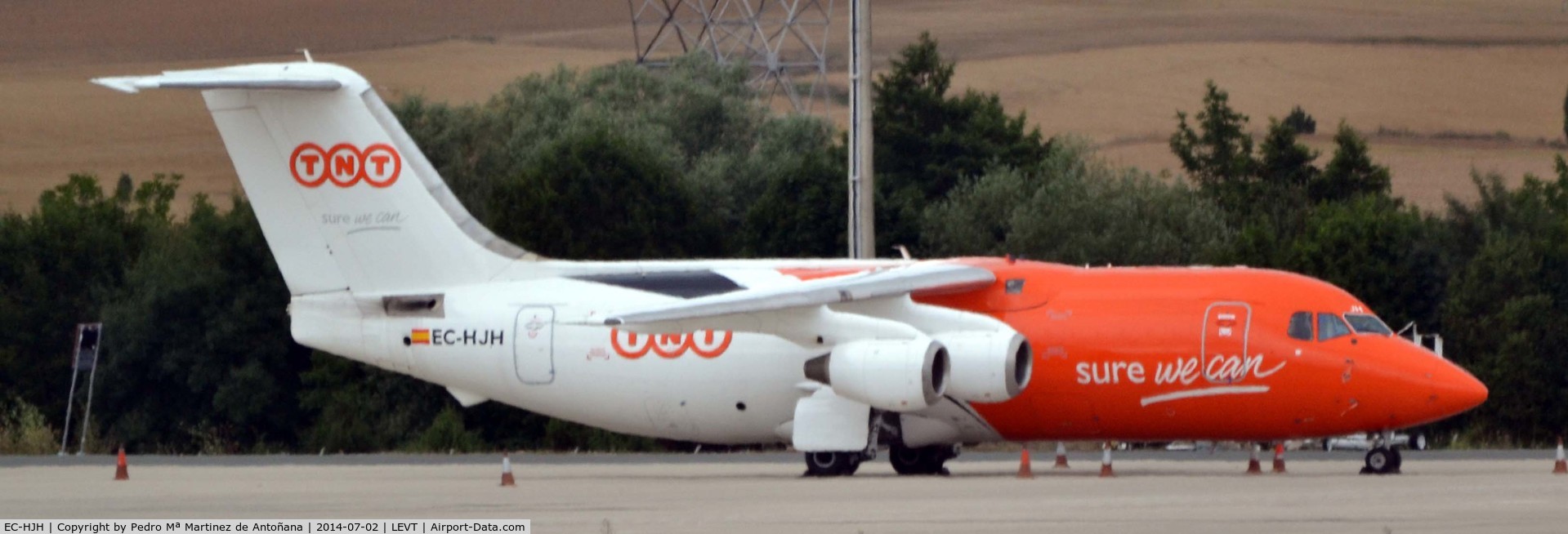 EC-HJH, 1988 British Aerospace BAe.146-200QT Quiet Trader C/N E2112, Aeropuerto Foronda-Vitoria:gasteiz