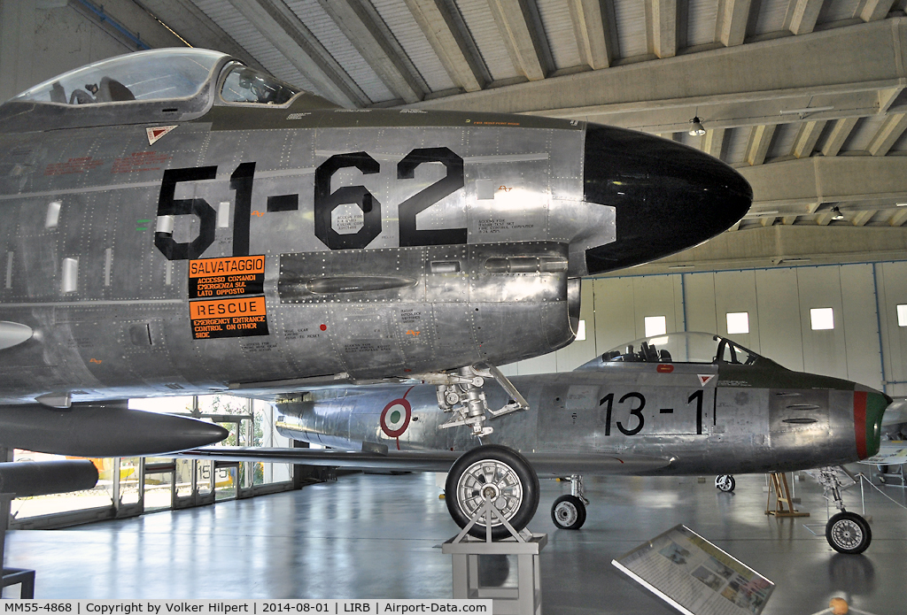 MM55-4868, 1955 North American F-86K Sabre C/N 221-108, Vigna di Valle