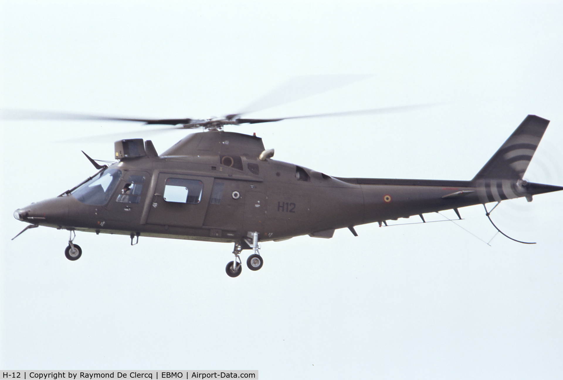 H-12, Agusta A-109BA C/N 0312, Airshow Moorsele, summer 1994.