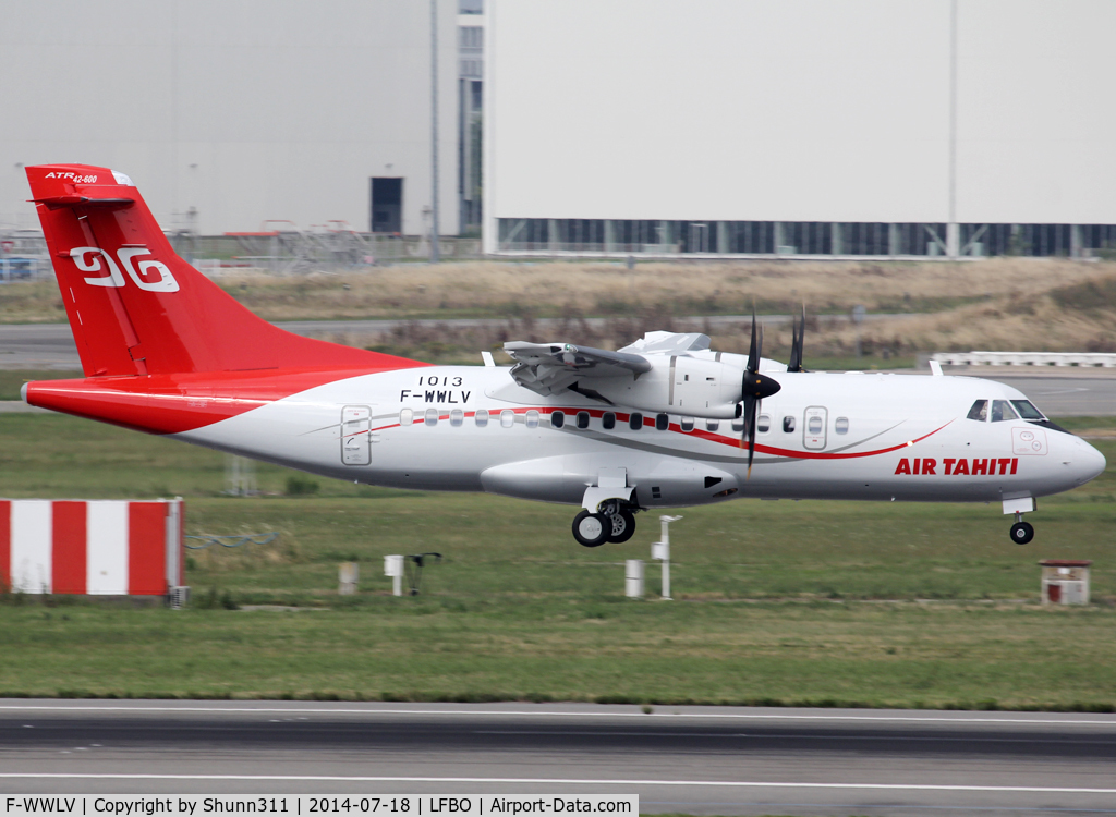 F-WWLV, 2014 ATR 42-600 C/N 1013, C/n 1013 - To be F-ORVC