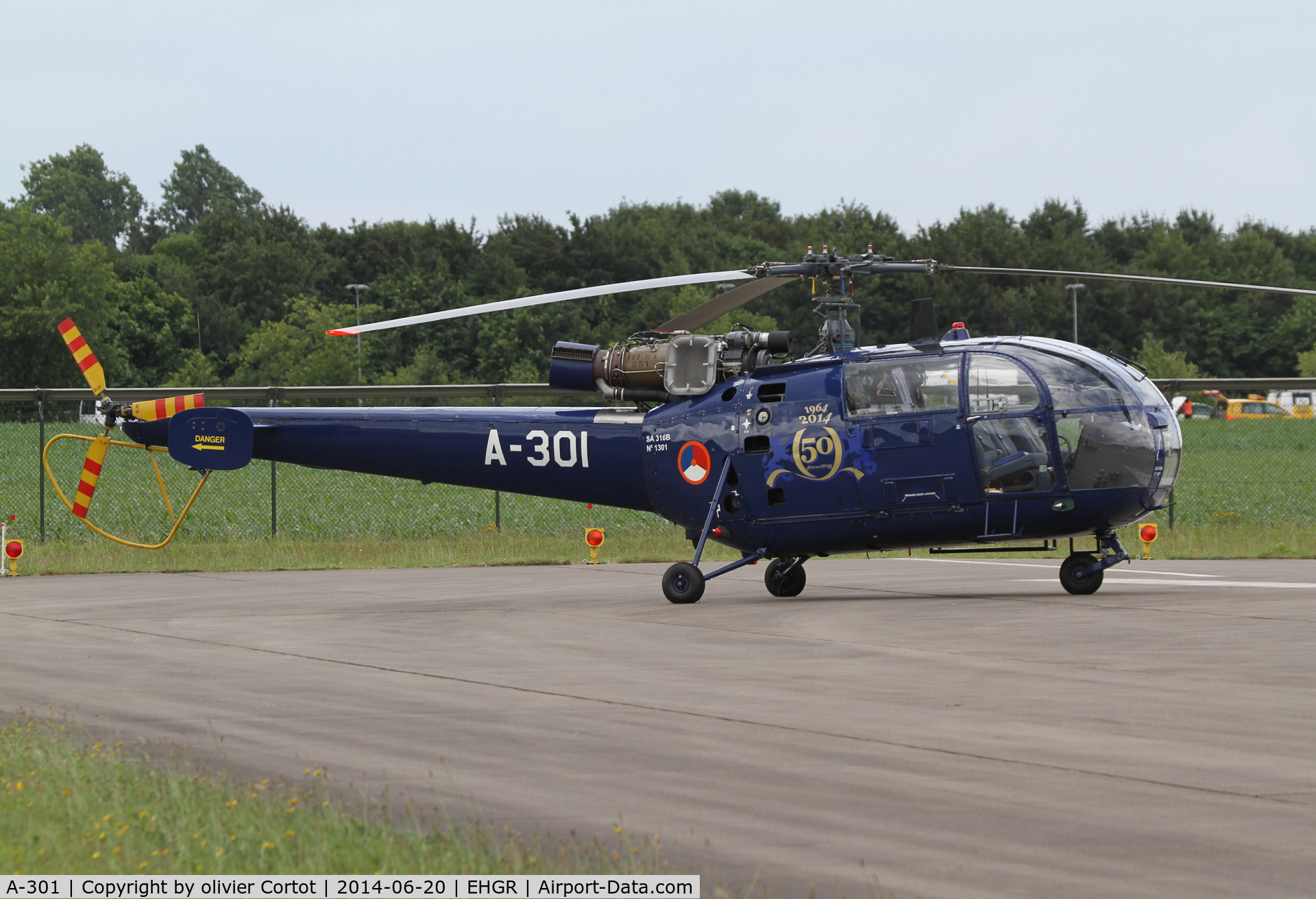 A-301, Sud Aviation SA-316B Alouette III C/N 1301, with special markings