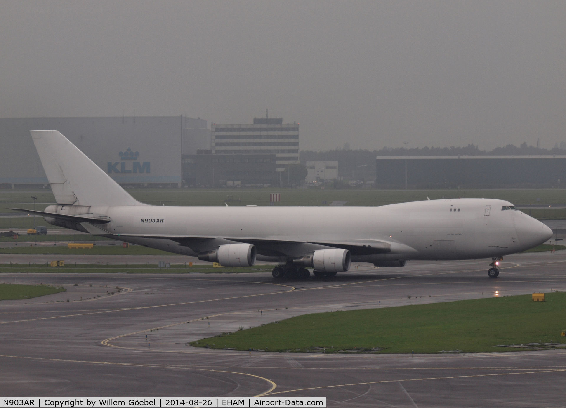 N903AR, 2002 Boeing 747-428F/ER/SCD C/N 33096, Taxi to the Cargo place