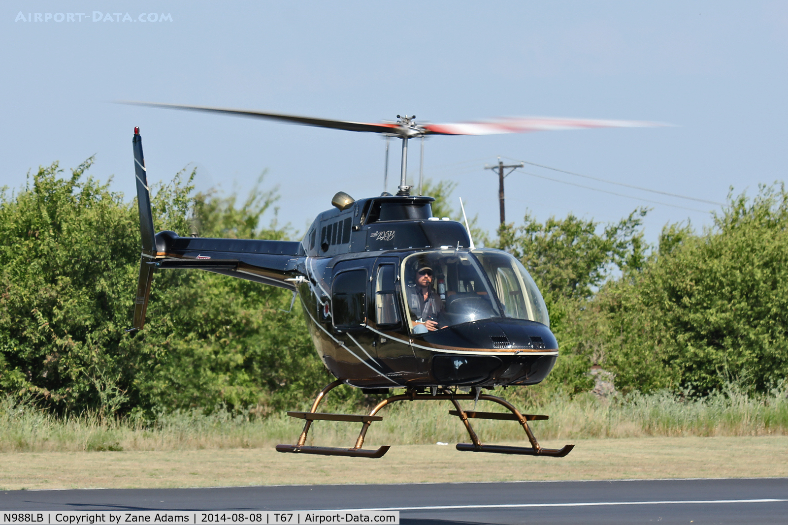 N988LB, 1993 Bell 206B C/N 4217, At Hicks Field - Fort Worth, TX