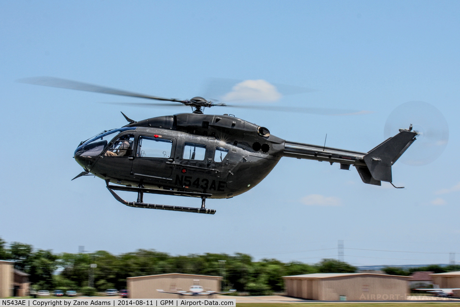 N543AE, Eurocopter-Kawasaki EC-145 (BK-117C-2) C/N 9204, Flight Training at Grand Prairie Municipal