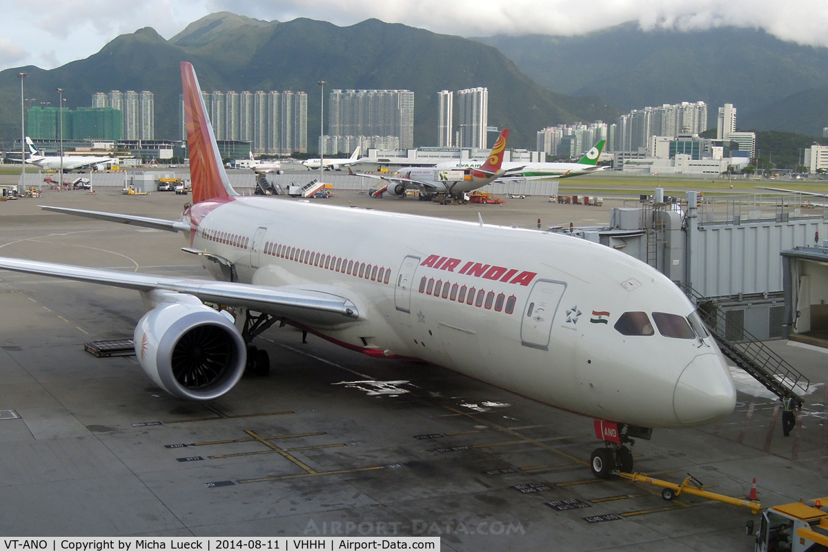 VT-ANO, 2013 Boeing 787-8 Dreamliner C/N 36286, At Hong Kong