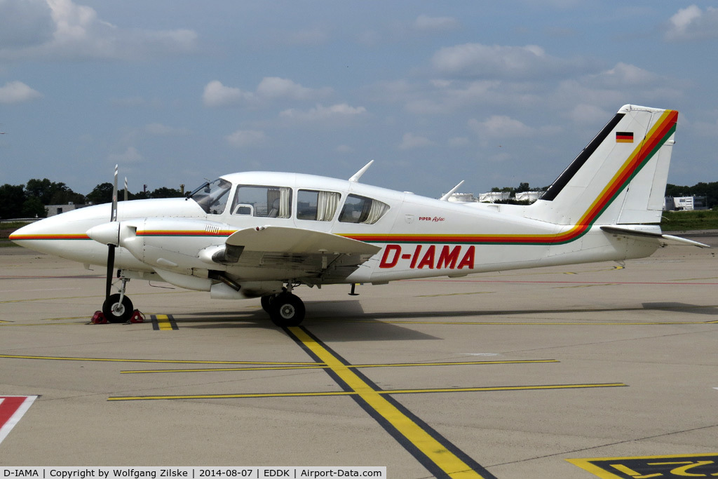 D-IAMA, Piper PA-23-250 Aztec E C/N 27-7305204, visitor