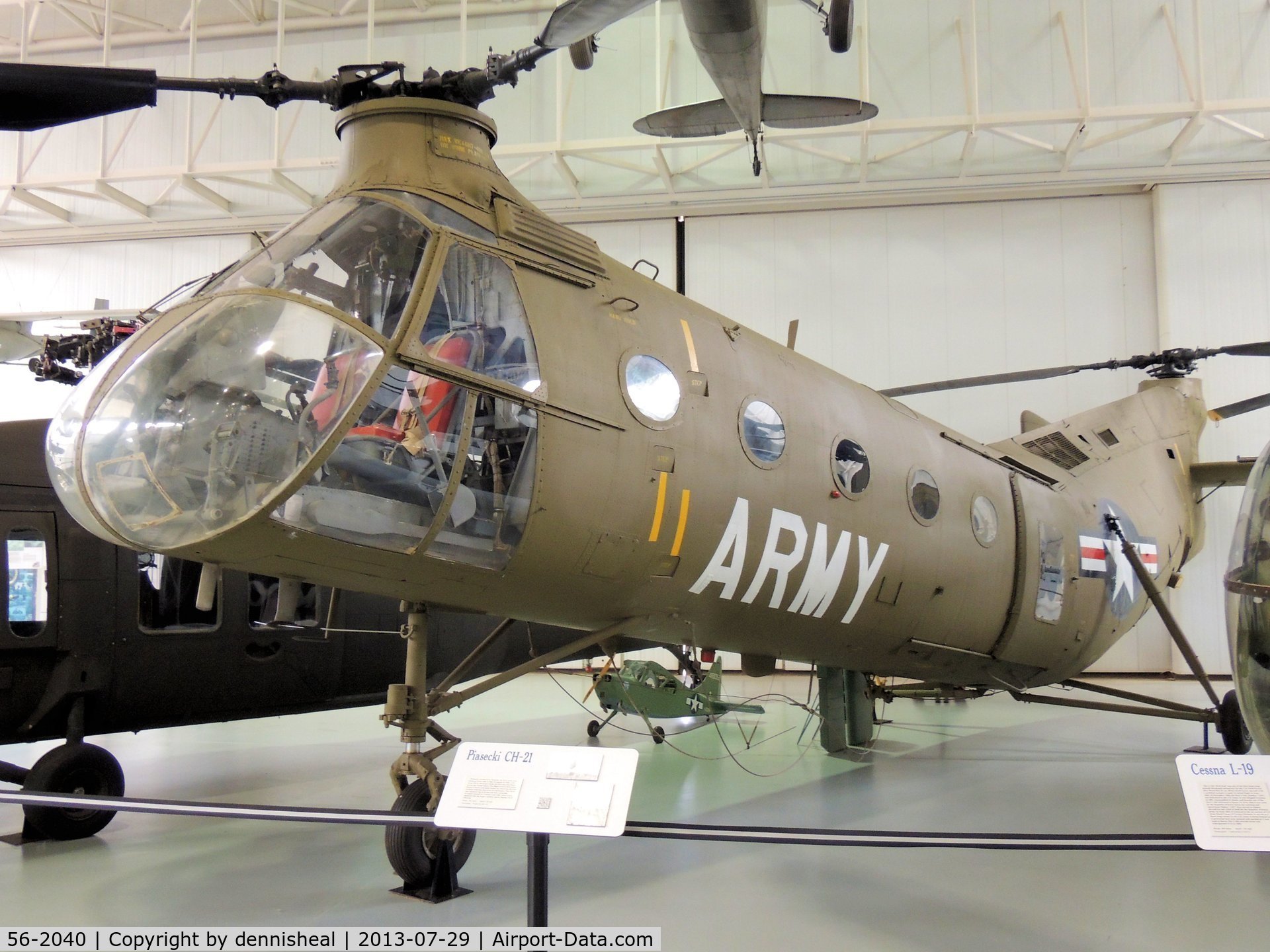 56-2040, Vertol CH-21C Shawnee C/N C.202, VERTOL CH-21C SHAWNEE