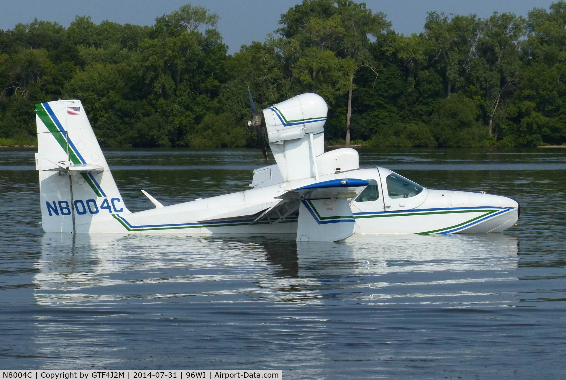 N8004C, 1980 Consolidated Aeronautics Inc. LAKE LA-4-200 C/N 1023, N8004C at Lake Winnebago, AirVenture 2014