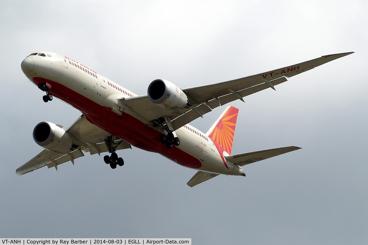 VT-ANH, 2012 Boeing 787-8 Dreamliner C/N 36276, Boeing 787-8 Dreamliner [36276] (Air India) Home~G 03/08/2014. On approach 27R.