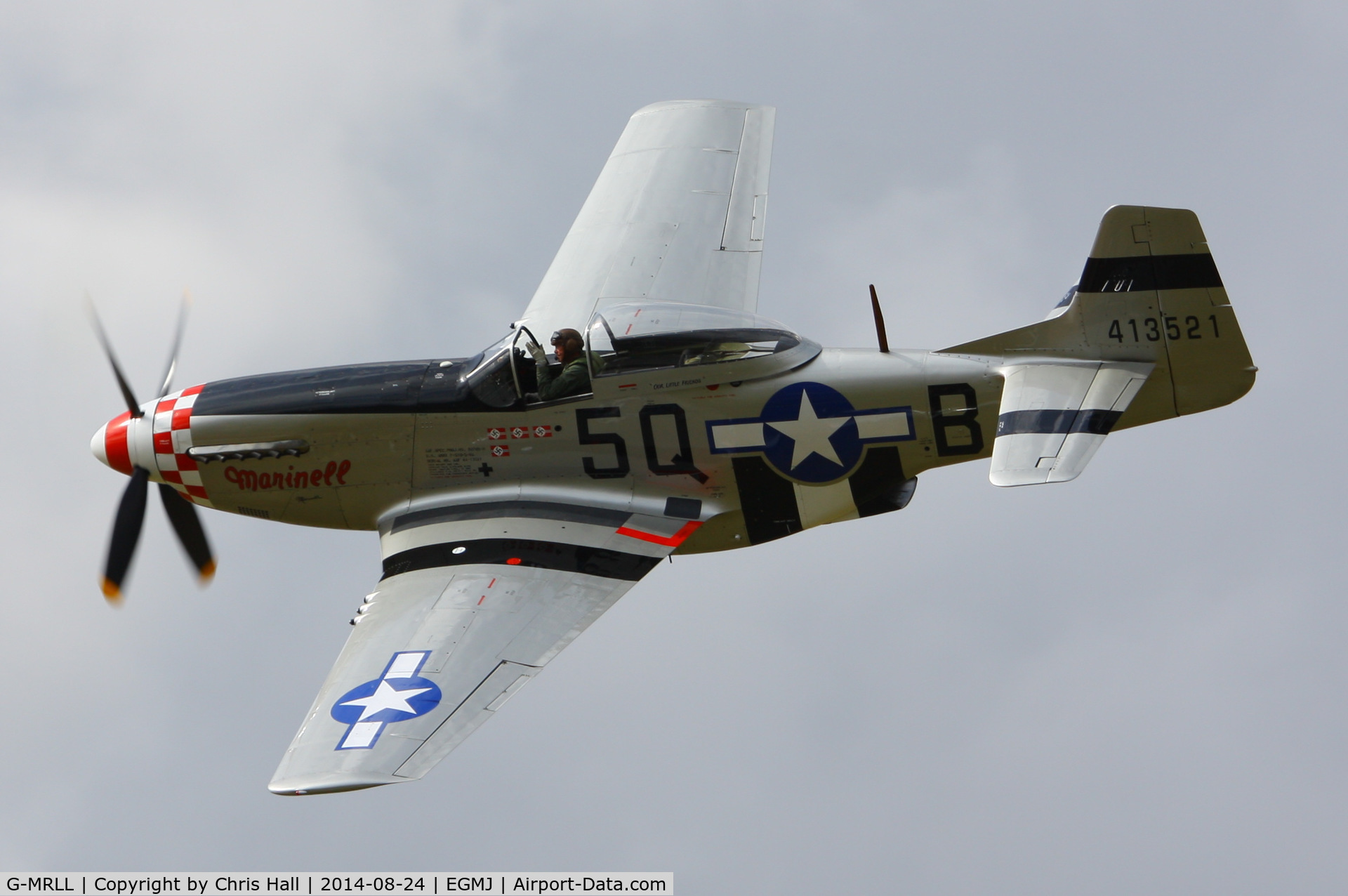 G-MRLL, 1943 North American P-51D Mustang C/N 109-27154, at the Little Gransden Airshow 2014