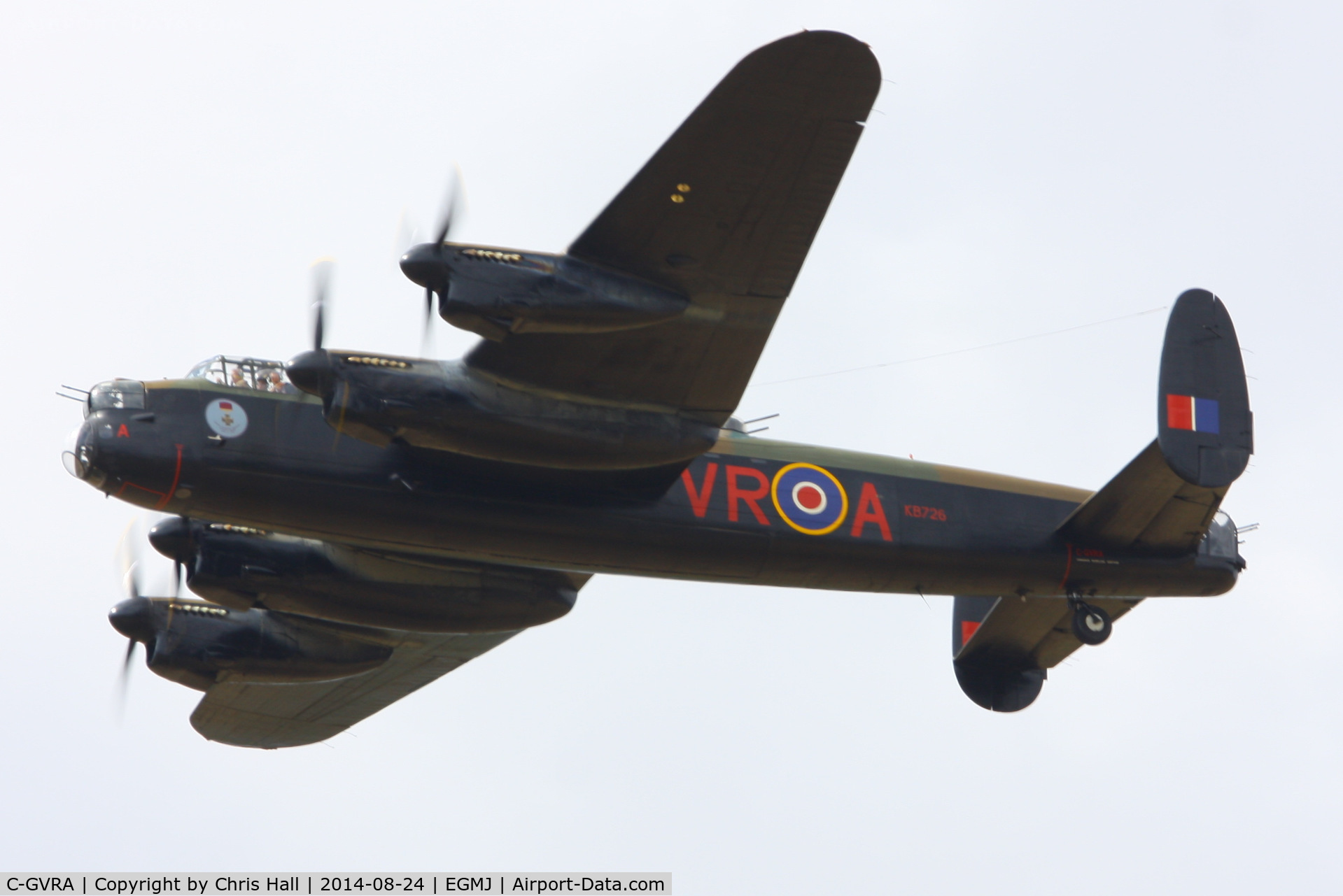 C-GVRA, 1945 Victory Aircraft Avro 683 Lancaster BX C/N FM 213 (3414), at the Little Gransden Airshow 2014