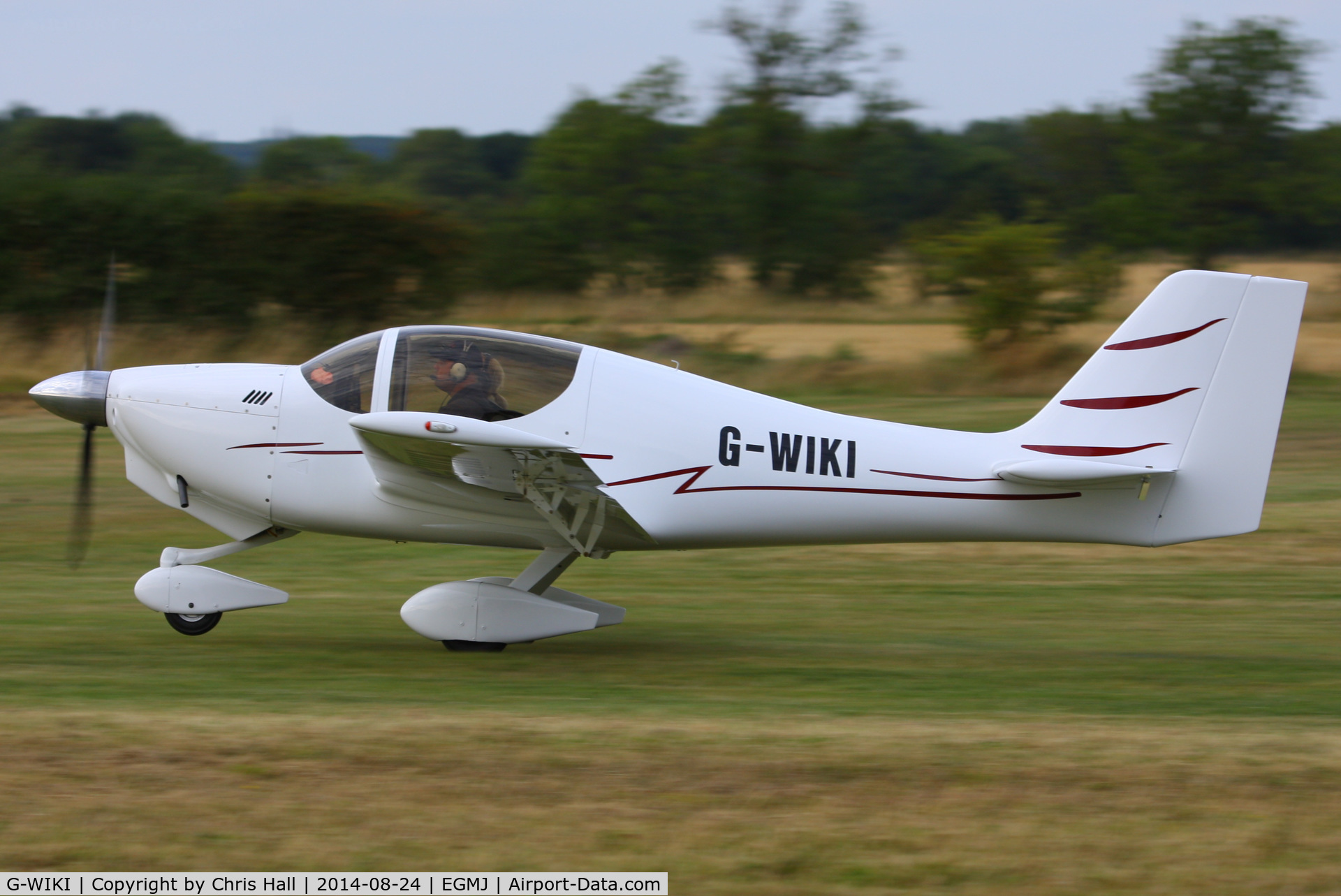 G-WIKI, 2011 Europa XS Tri-Gear C/N PFA 247-14095, at the Little Gransden Airshow 2014