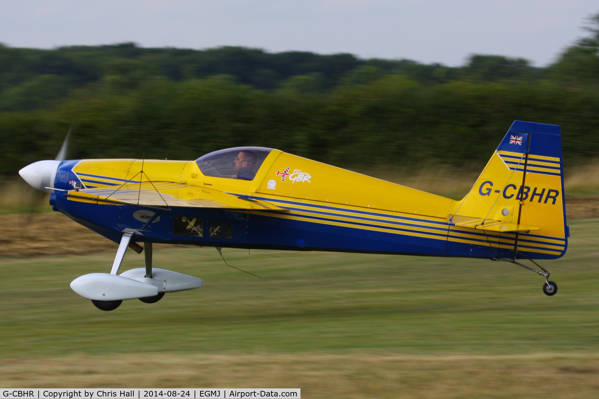 G-CBHR, 1993 Stephens Akro Laser Z200 C/N Q056, at the Little Gransden Airshow 2014