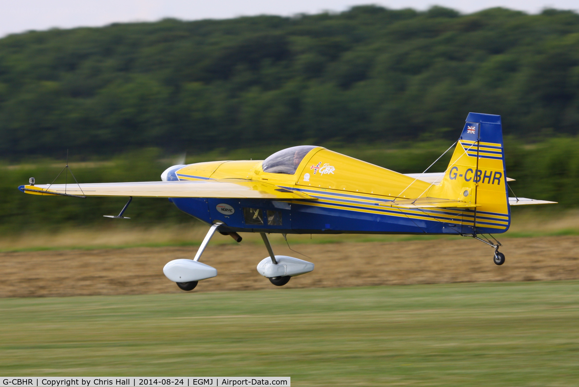 G-CBHR, 1993 Stephens Akro Laser Z200 C/N Q056, at the Little Gransden Airshow 2014